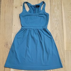 Cynthia Rowley Women's teal sleeveless dress with pockets size Small
